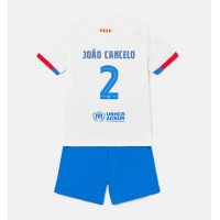 Dětský fotbalový dres Barcelona Joao Cancelo #2 2023-24 Venkovní Krátký Rukáv (+ trenýrky)